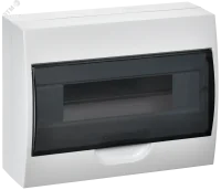 Бокс ЩРН-П-12 модулей навесн. пластик IP41 GENERICA - foto