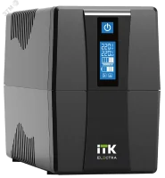 ITK ELECTRA ET ИБП Линейно-интерактивный 800ВА/480Вт однофазный с LCD дисплеем с АКБ 1х9AH USB порт 