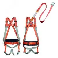 Страховочная система со стропом из ленты с амортизатором - - foto