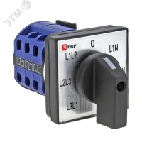 Кулачковый переключатель ПК-1-64 10А для вольтметра EKF PROxima - foto