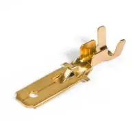 РП-П 2.5-(6.3) Разъем плоский неизолированный (папа) - foto