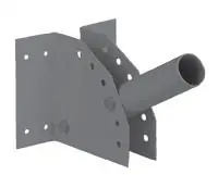 Кронштейн для уличного светильника с перемен углом SPP-AC2-0-230-048 230*150*120 d48mm | Б0047649 | 